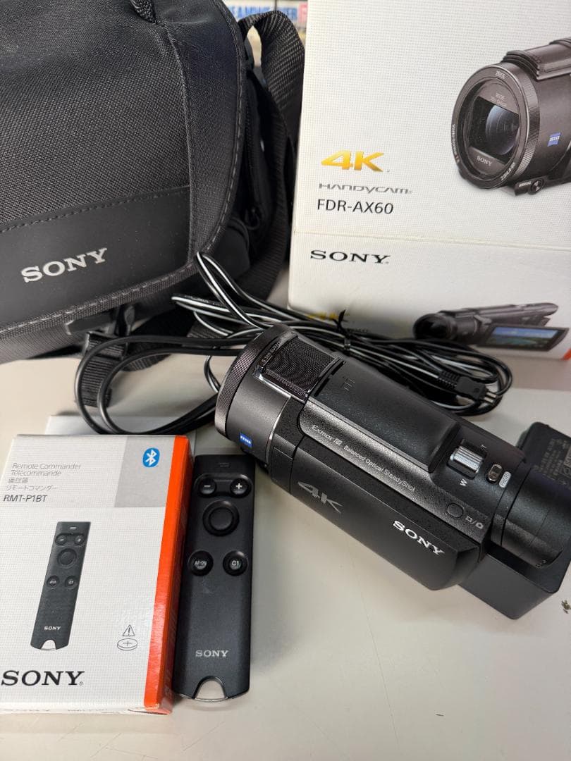 新同 SONY 4K ハンディカム FDR-AX60 ソニー ビデオ カメラ