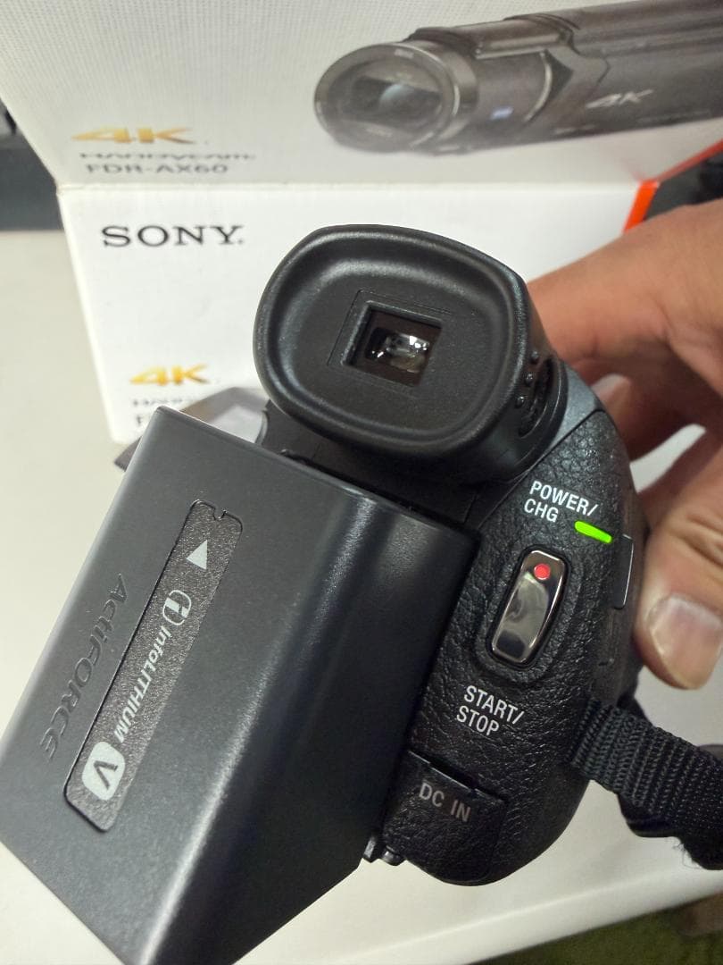 新同 SONY 4K ハンディカム FDR-AX60 ソニー ビデオ カメラ