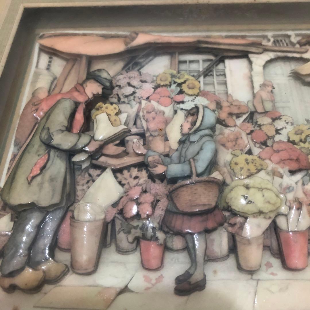 英国製・ドマン・デコパージュ