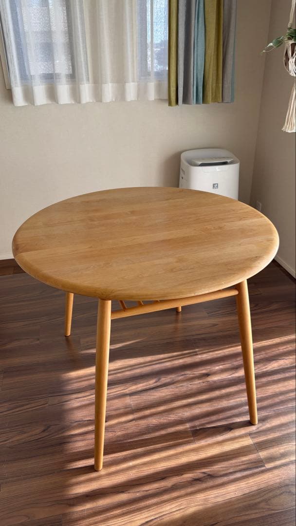 モモナチュラル MOCHA 950 TABLE 円形ダイニングテーブル