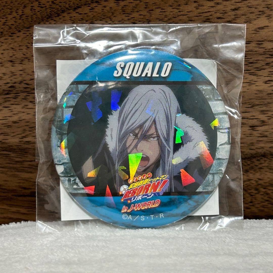 家庭教師ヒットマンREBORN J-WORLD 缶バッジ スクアーロ ナムコ ①