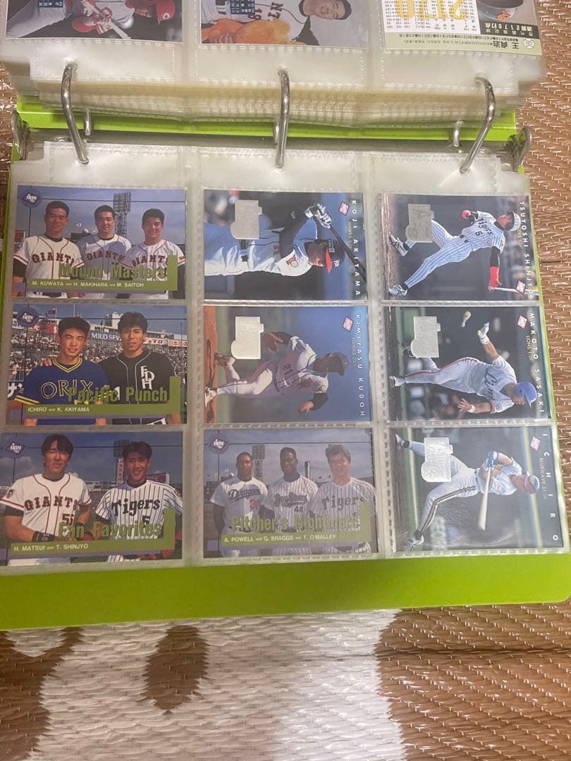 BBM95 ベースボールカード　フルセット専用カードファイル付