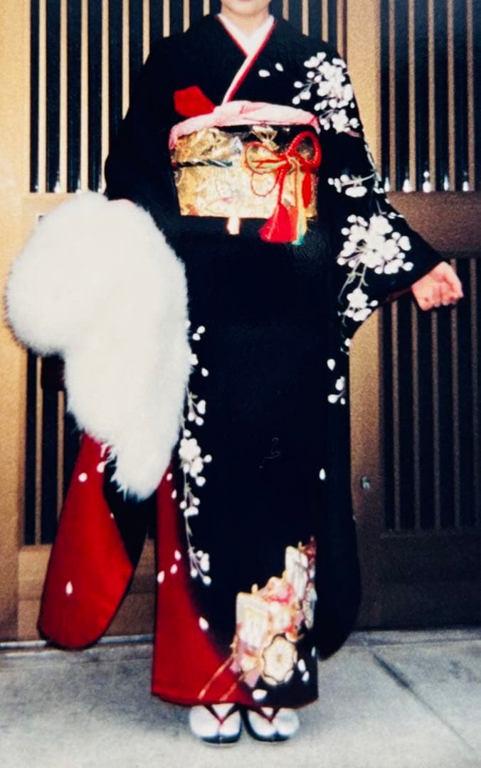 振袖 成人式1回使用のみ 200万円で購入 ブランド着物 フルセット 御所車 赤