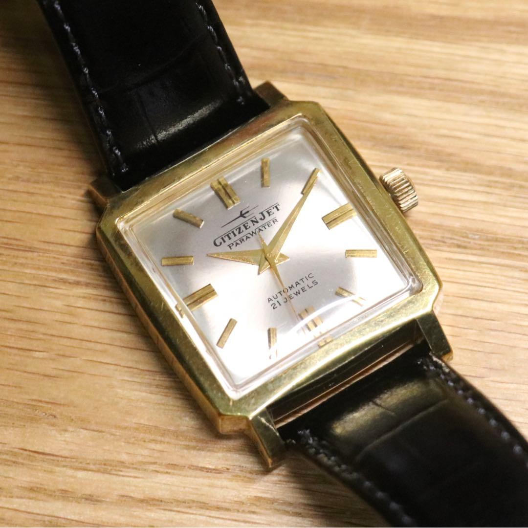 【CITIZEN】ジェット　パラウォーター　角型　21石