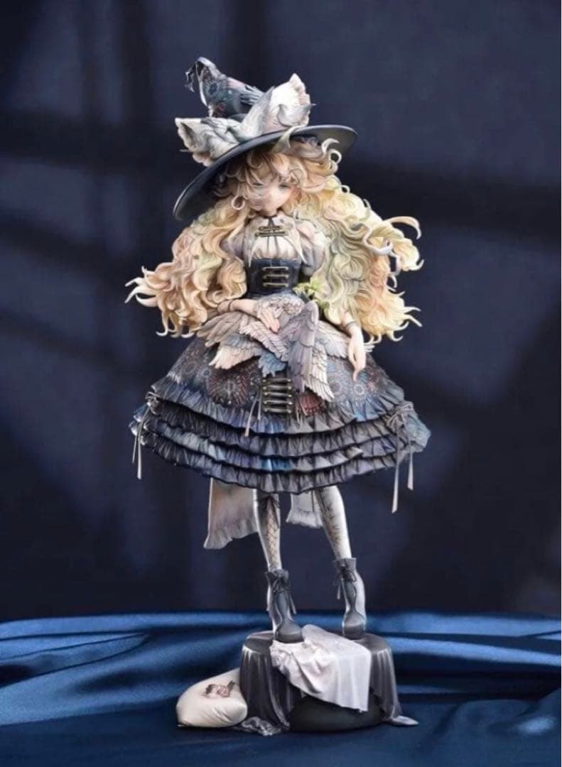 霧雨と羽休め 未塗装末組立 ガレージキット 魔理沙