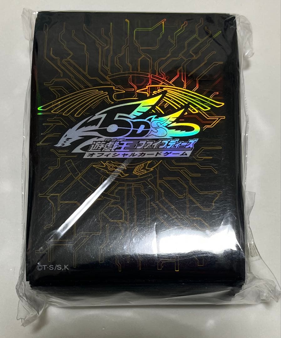 遊戯王5d‘s 竜の紋章　ゴールド　スリーブ