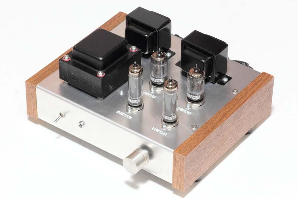 ビームパワー管 6AQ5 ステレオ パワーアンプ 動作品