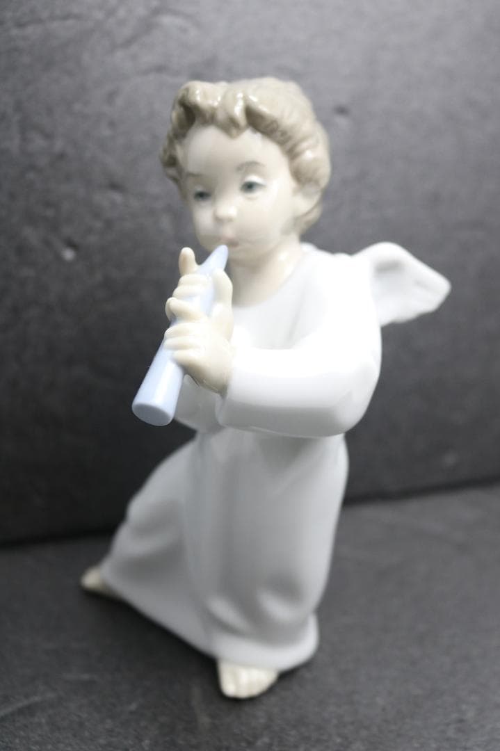 リヤドロ　LLADRO　人形　天使「可愛いフルート」