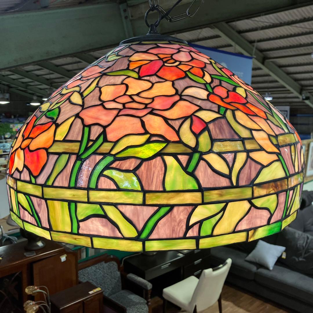 ステンドグラス照明 ペンダントライト 吊り下げ アンティーク クラシック