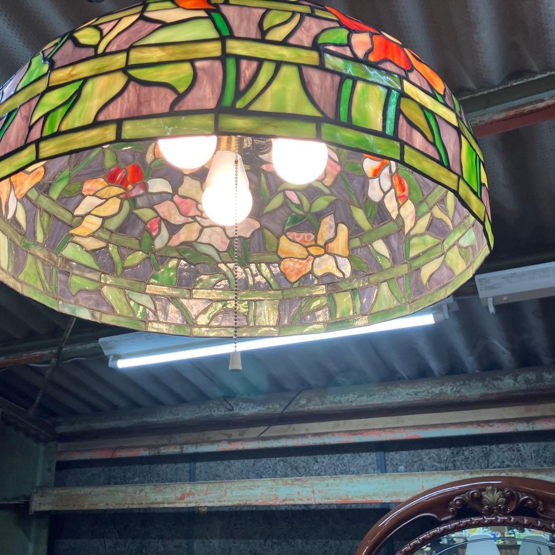 ステンドグラス照明 ペンダントライト 吊り下げ アンティーク クラシック