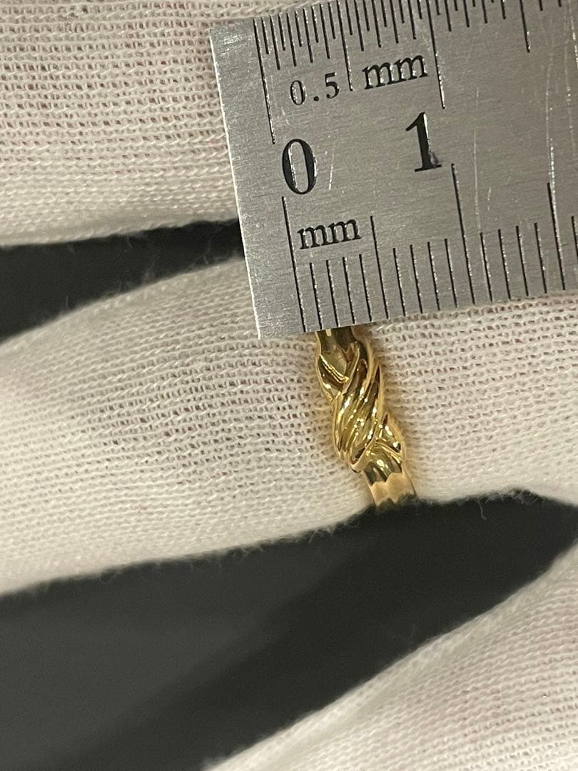 K18リング 18金指輪　k18 地金リング　18金ジュエリー　ゴールド