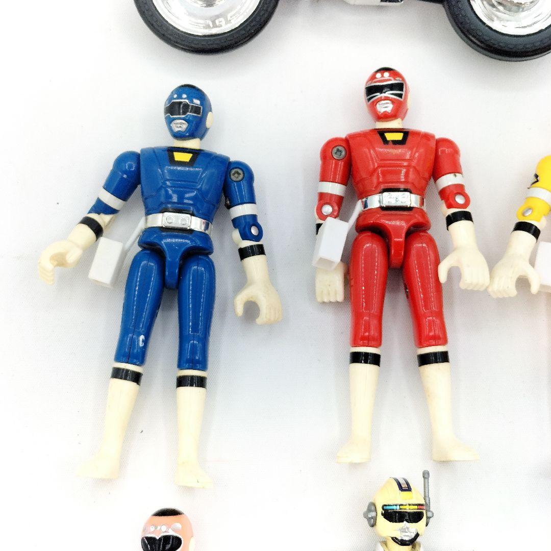 当時物 激走戦隊カーレンジャー 激走ヒーロー アクションフィギュア 6種セット