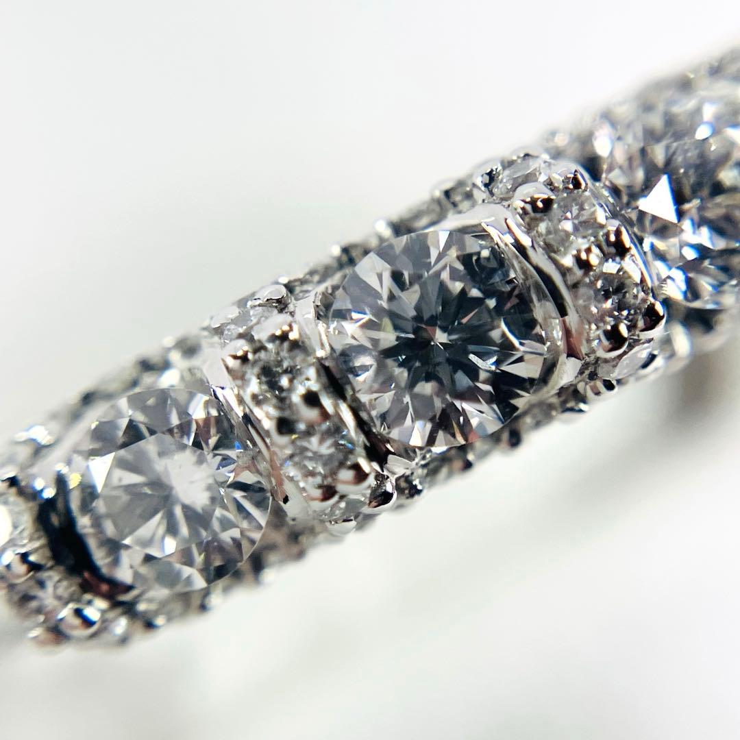 GSTV Pt950 リリーダイヤモンド 空中留め リング D:0.70 H&C