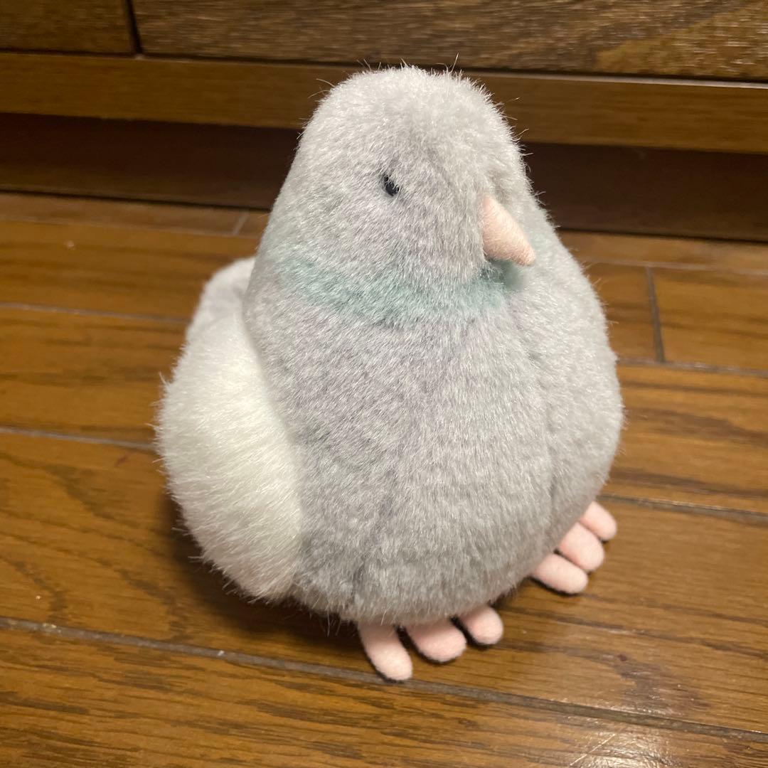 ぬいぐるみ　ハト　ドバト　小峰玩具　鳩　土鳩