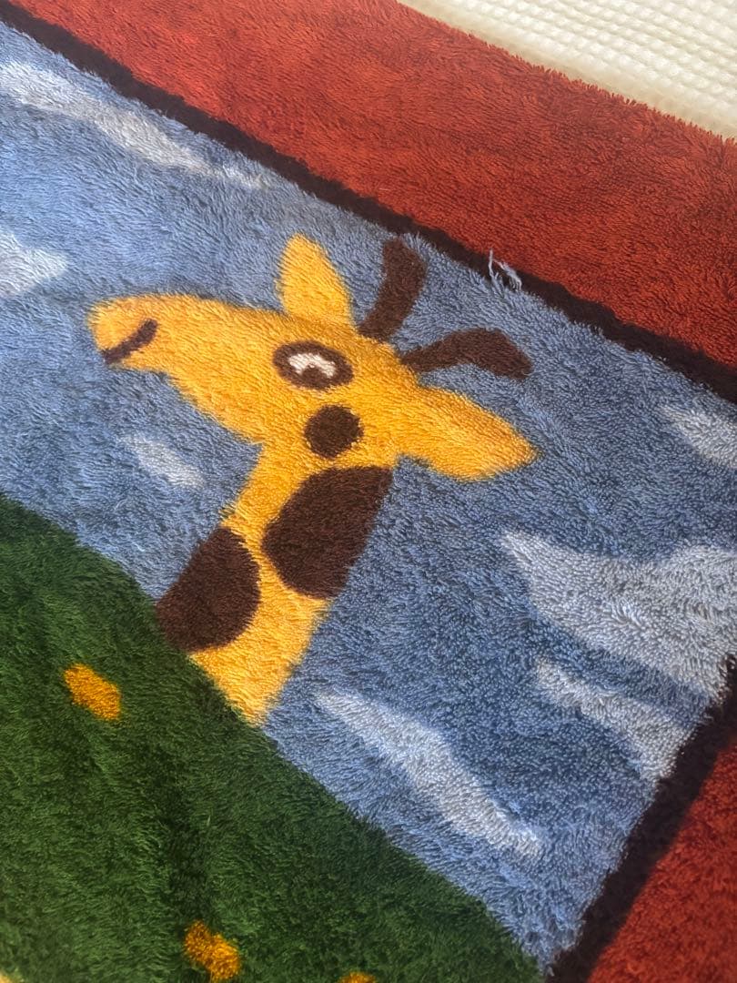 HERMES キリンデザイン バスマット ビーチタオル バスタオル 美品