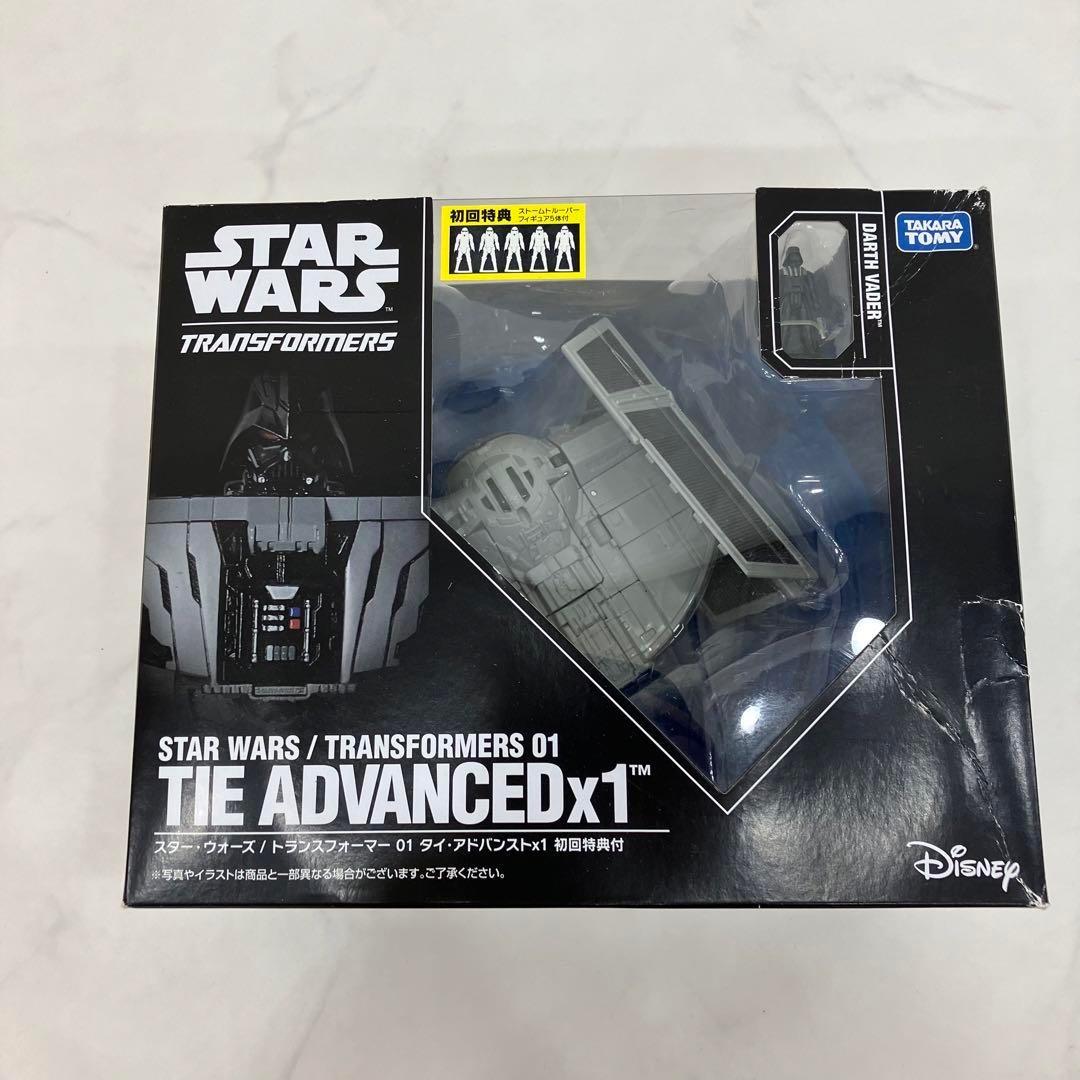 スター・ウォーズ トランスフォーマー 01 タイ・アドバンストx1 初回特典付