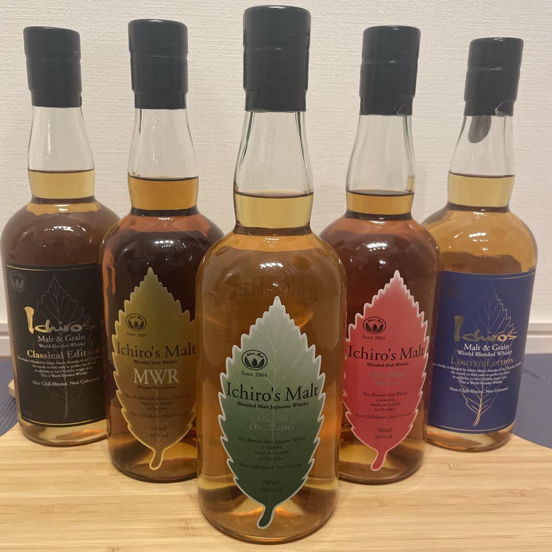 終売 旧DD イチローズモルト 5本セット