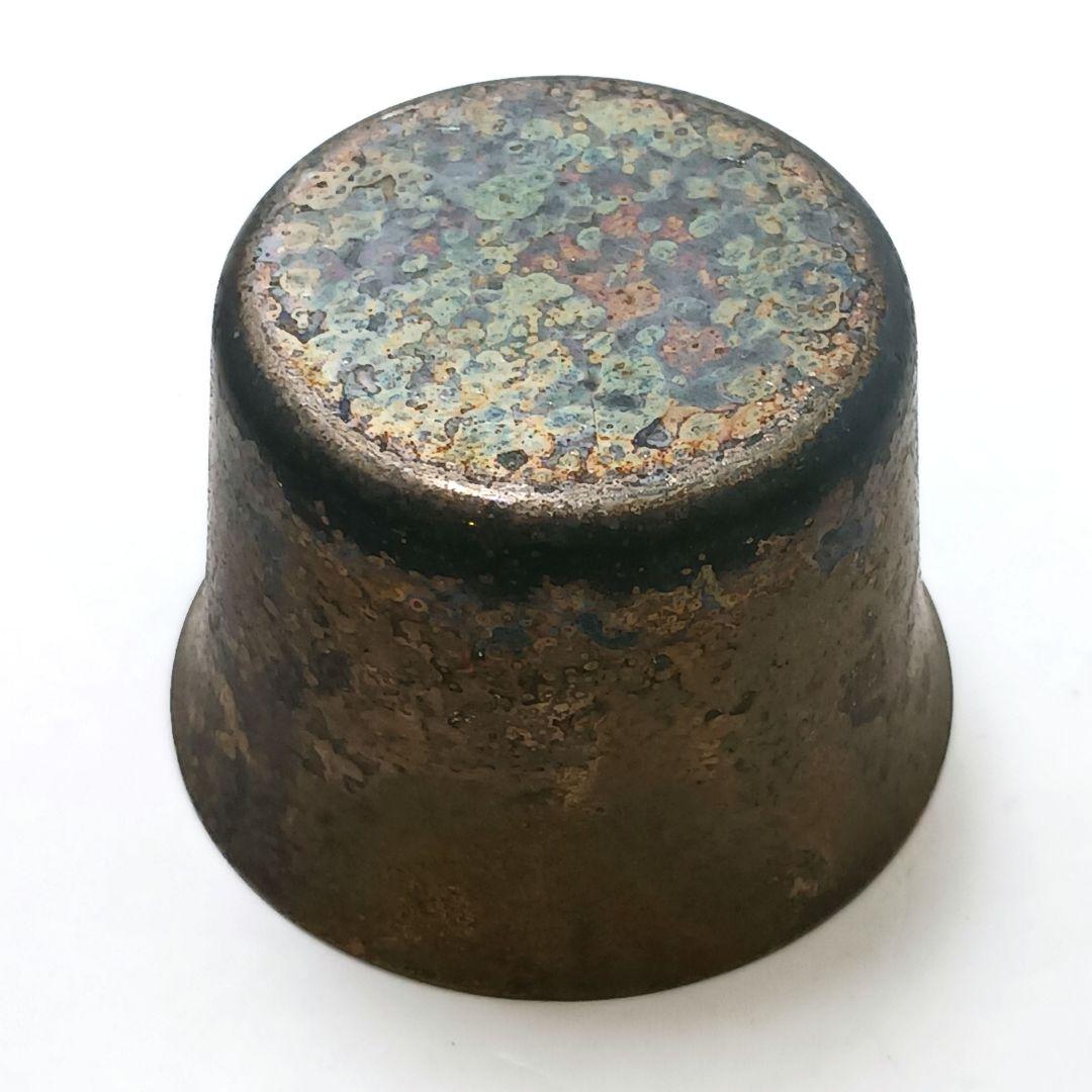 Y3122-85 時代物 フードウォーマー ウォーマーボウル 真鍮製