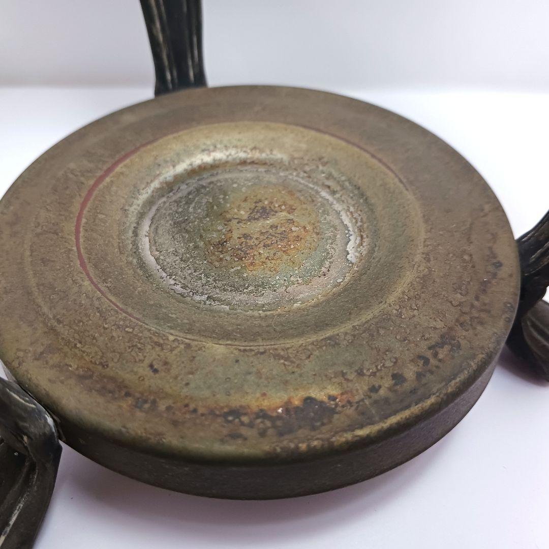 Y3122-85 時代物 フードウォーマー ウォーマーボウル 真鍮製