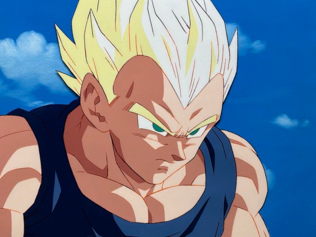バ*ト様 ドラゴンボールZ セル画 ベジータ 超サイヤ人