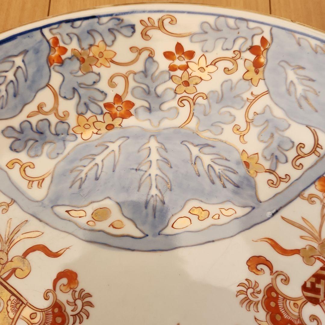 古伊万里金蘭手大皿