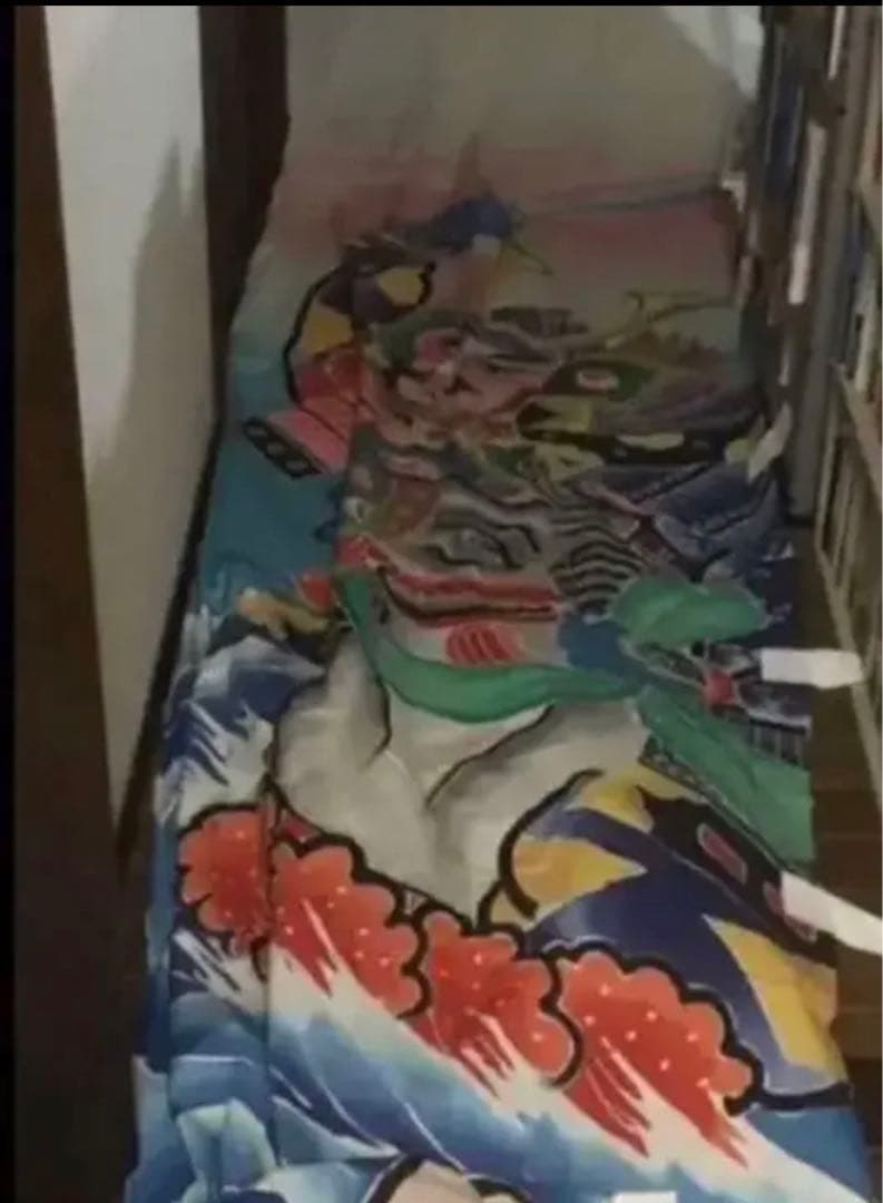 子供の日 圧巻!祝い絵旗 レトロ