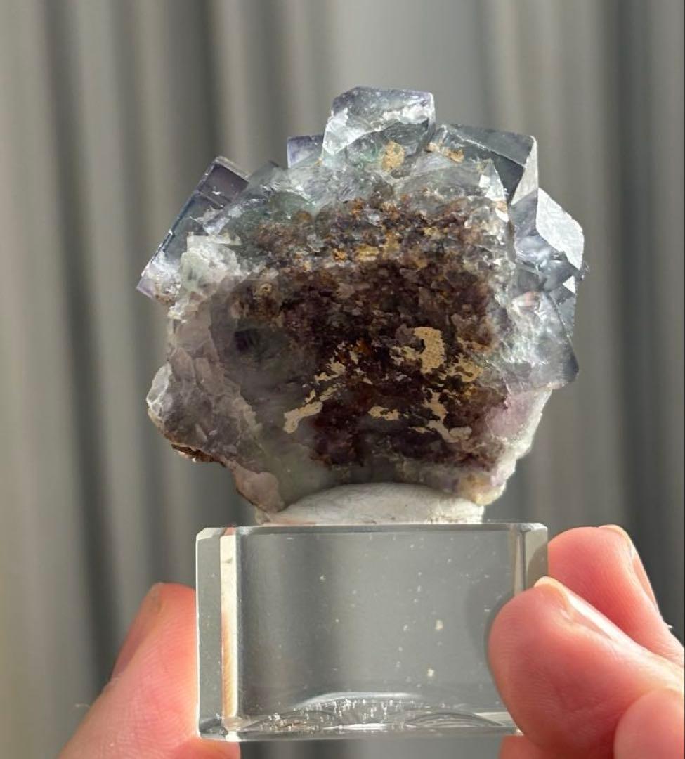 し*ま様 ナミビア産　オコルス　フローライト　2個セット　原石　鉱物標本