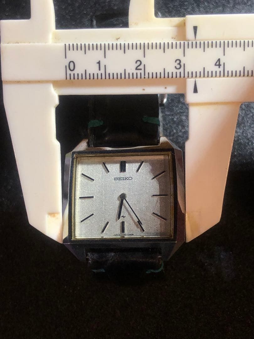 KTA様★美品稼動レア★セイコー　シャリオ　スクエア　手巻き　メンズ　腕時計