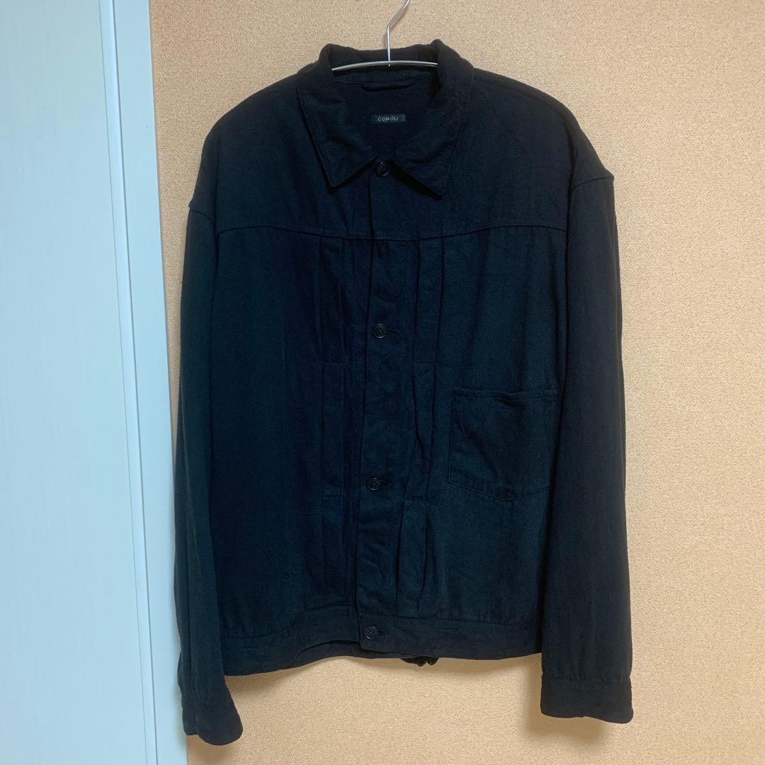 【大幅値下げ中】【COMOLI】シルクネップTYPE-1ST（黒,サイズ3）