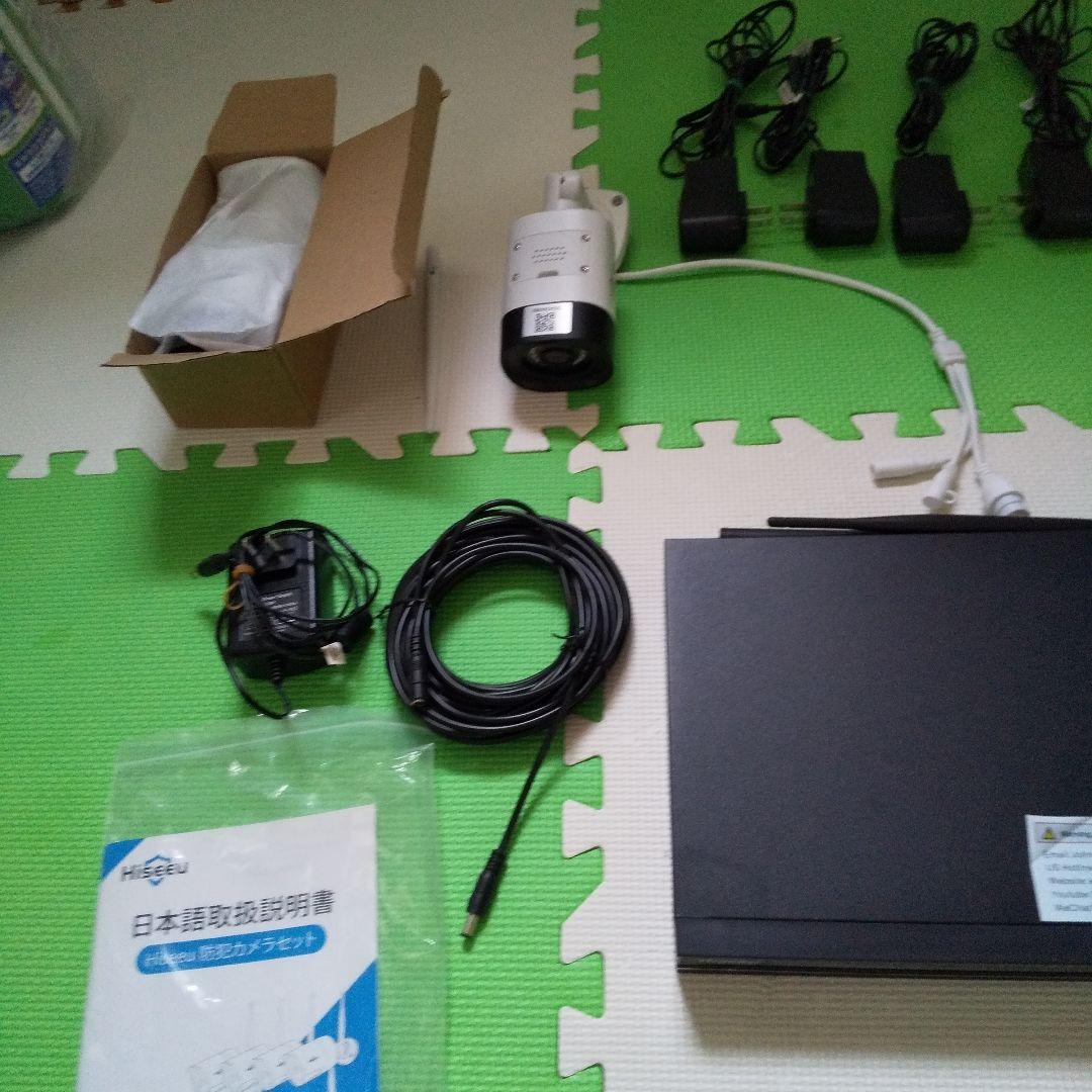 Hiseeu 防犯カメラセット 4台付