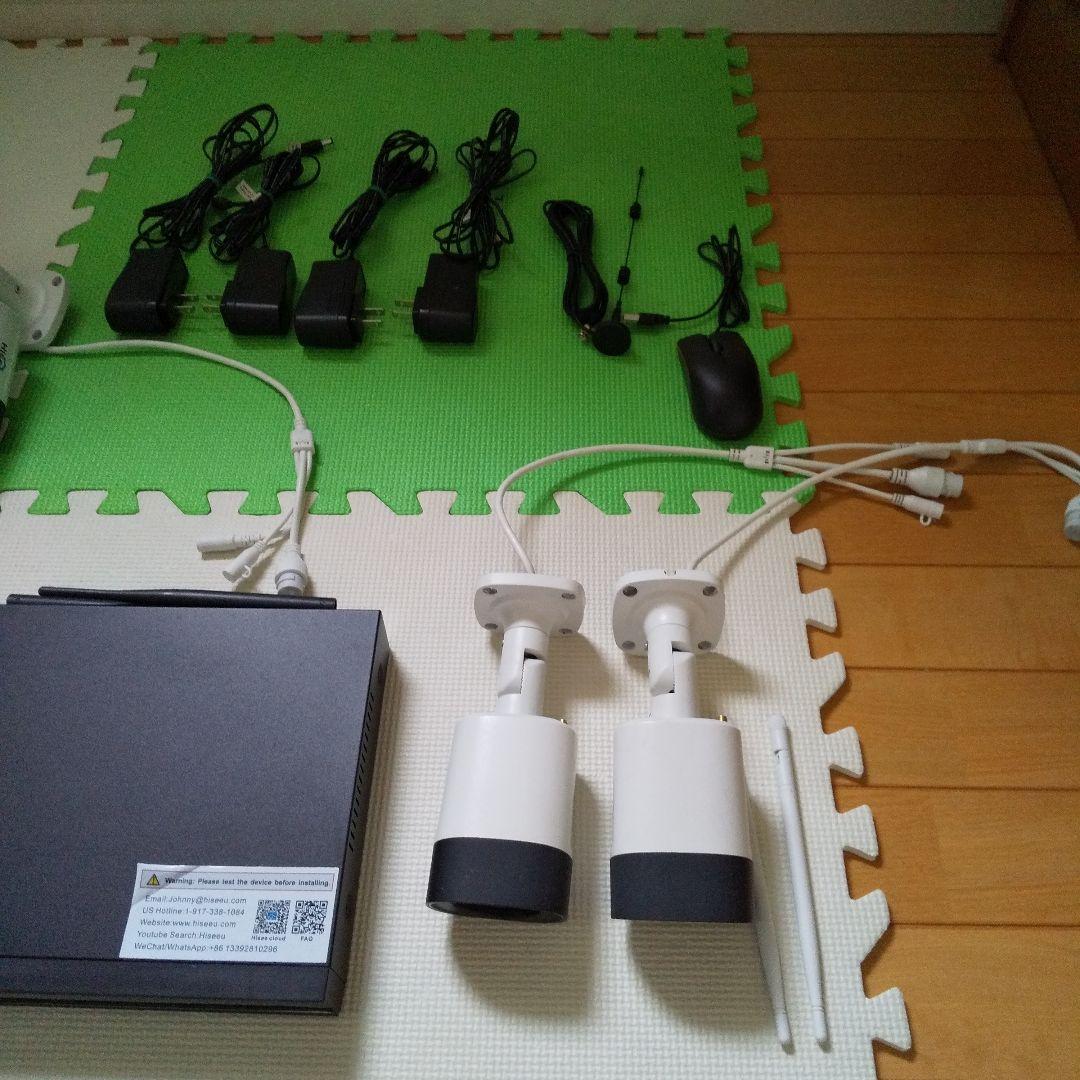 Hiseeu 防犯カメラセット 4台付