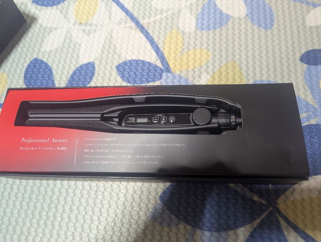 ノビー　Nobby Professional Iron ストレートヘアアイロン
