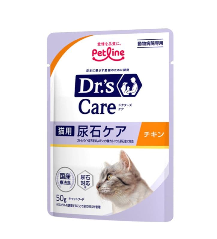 Dr's Care 猫用尿石ケアウェットチキン 50g×96袋