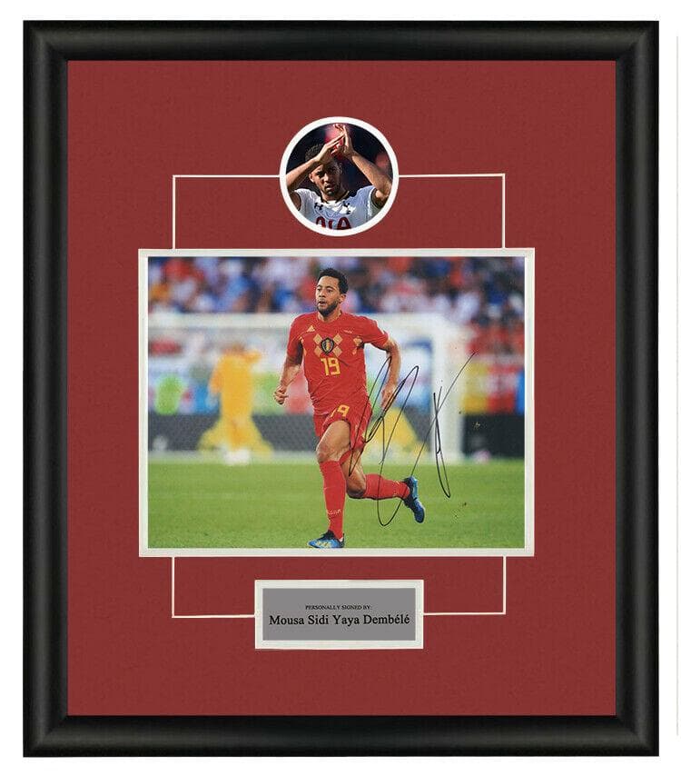 直筆サイン入り写真 ムサ・デンベレ サッカーベルギー代表 SA鑑定済