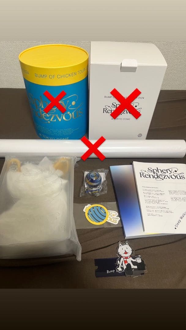 BUMP OF CHICKEN Sphery Rendezvous（グッズ)