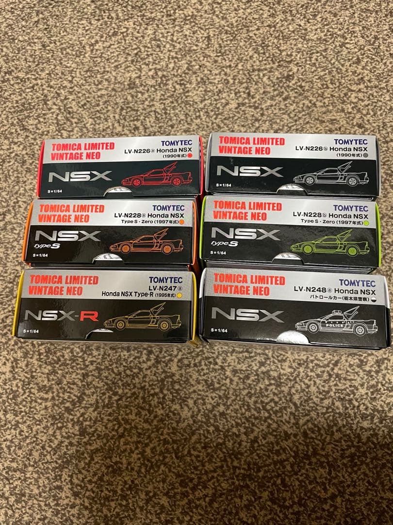 TOMICA LIMITED VINTAGE NEO Honda NSX 6個