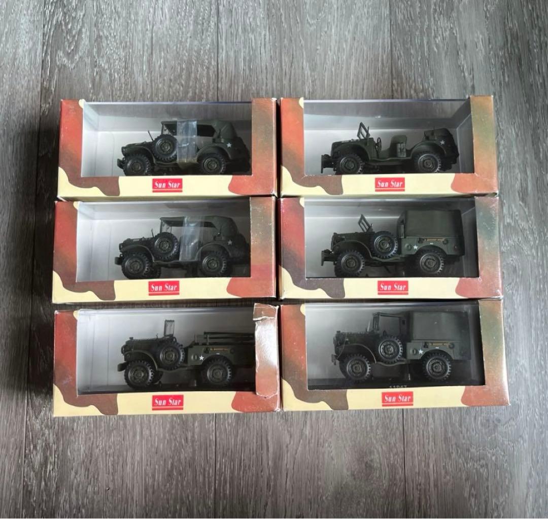 Sun Star サンスター　コマンドカー他　ミニタリー　車　ミニカー　6台
