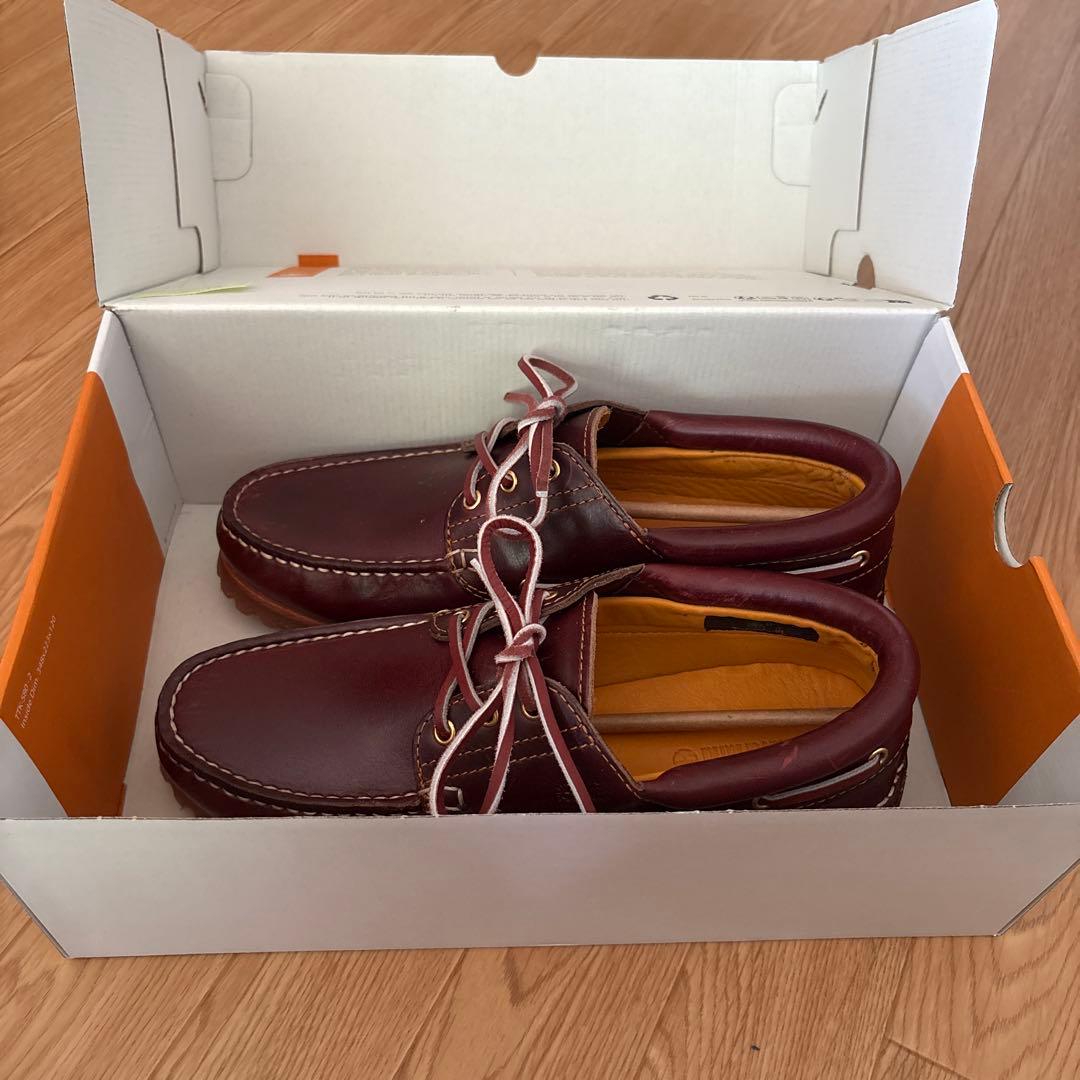 新品同様 Timberland スリーアイ ブラウン ティンバーランド モカシン