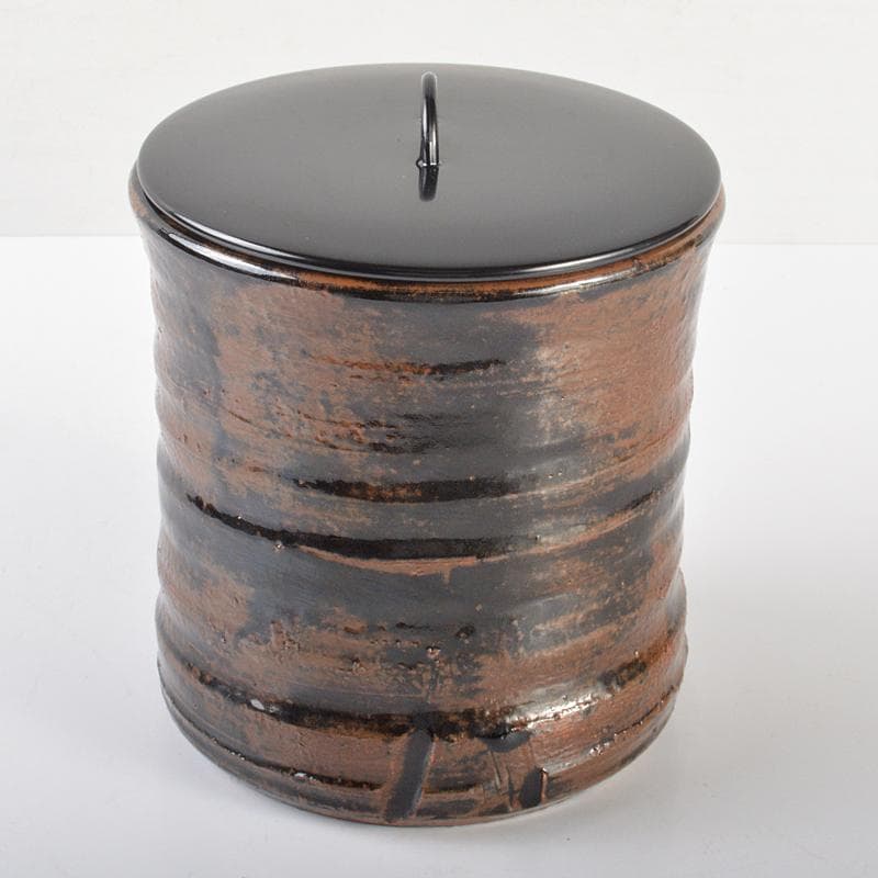 MTaki　古瀬戸祖母懐鉄釉　水指　裏千家十五代鵬雲斎極め箱　MR6575