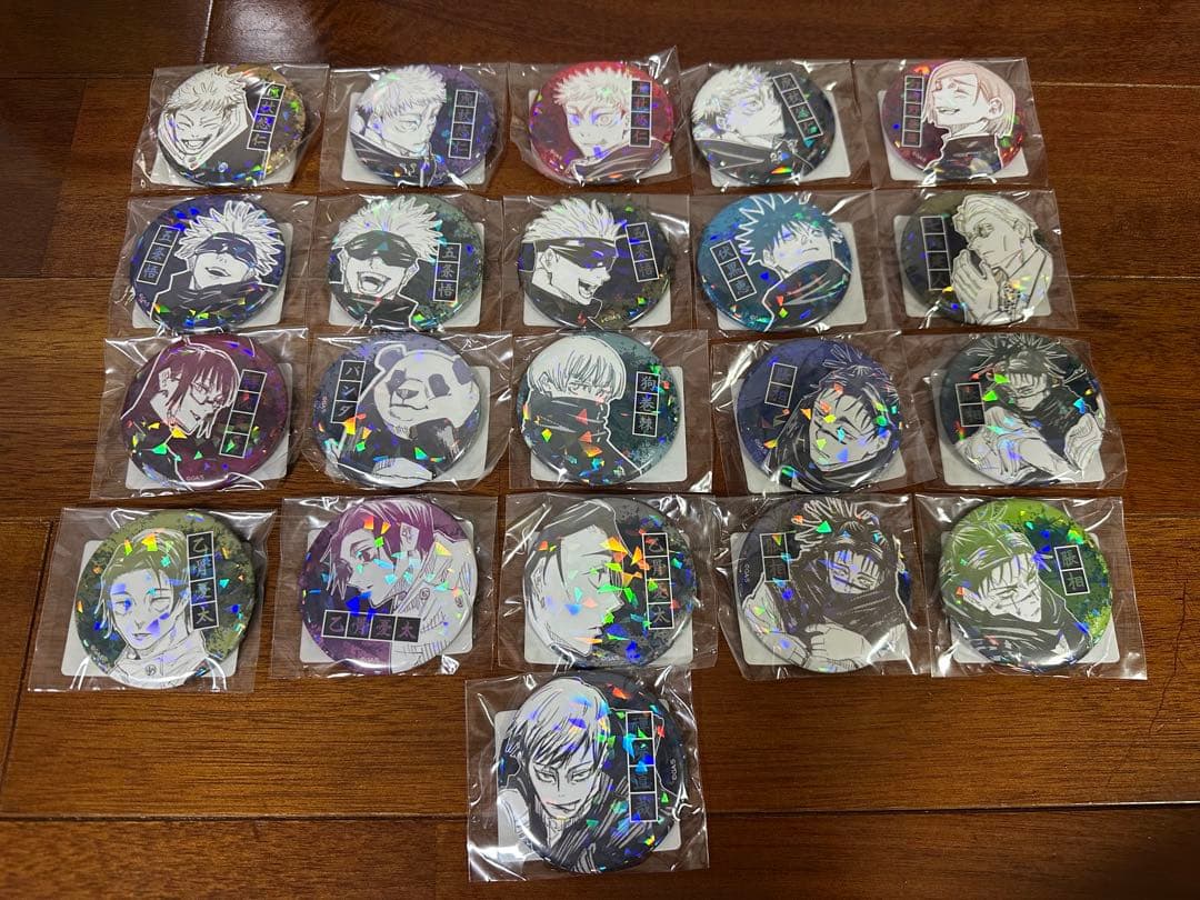 呪術廻戦　オールスター缶バッジ　21点まとめ売り 完全受注生産品