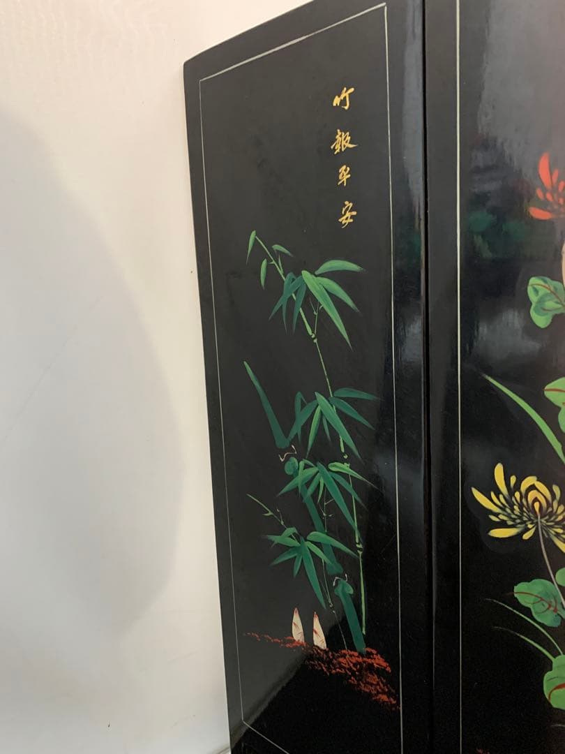 中国　ミニ屏風　ついたて　衝立