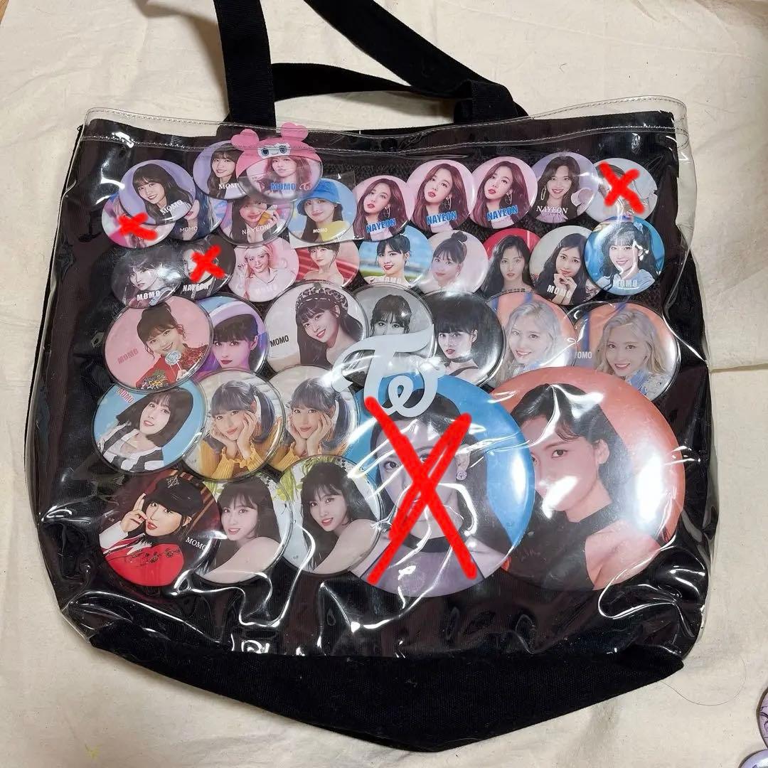 TWICE モモ 缶バッジ 痛バ バッグ