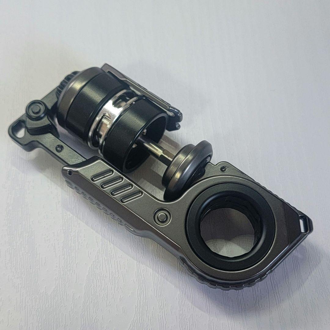 新品 フィジェットトイ スタングレネード 音叉内蔵 EDC スライダー ブラック