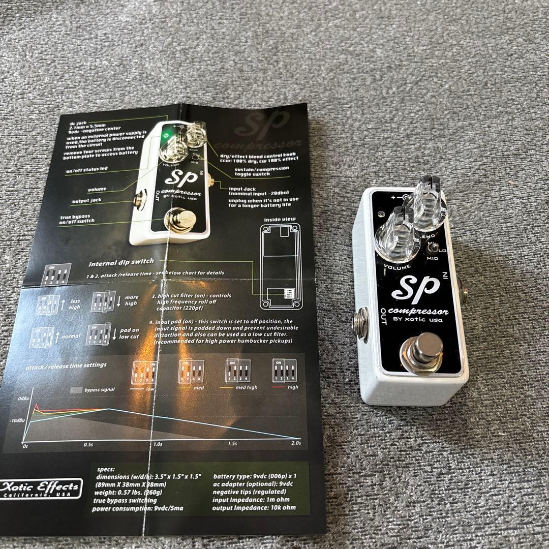 ギター Xotic SP Compressor