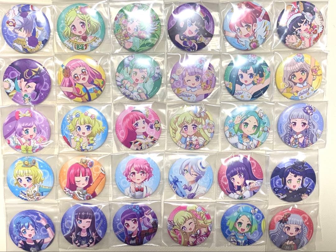 プリパラ ダッシュストア限定 缶バッジコレクション VOL.1～3 30種セット