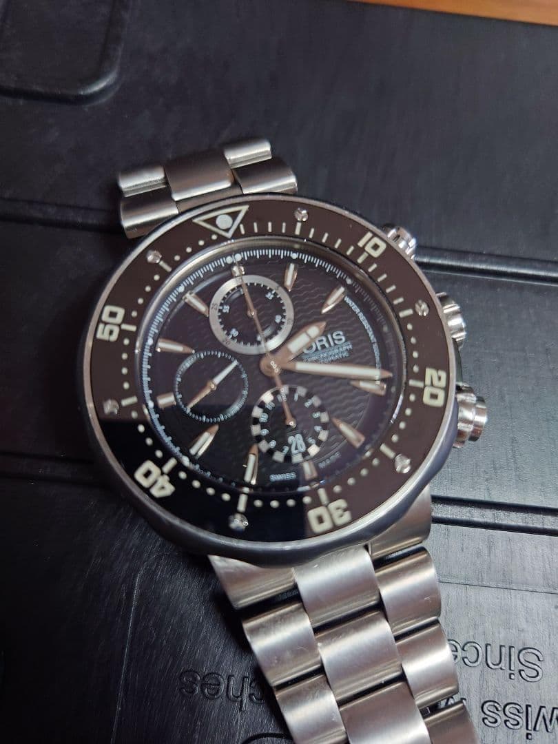 strawberry オリス プロダイバー クロノグラフ デイト