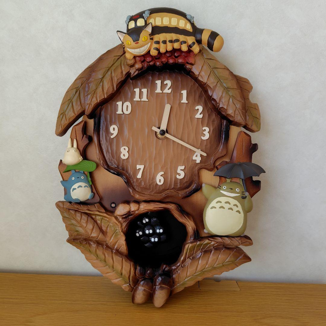 となりのトトロ 掛け時計 メロディ付き トトロ