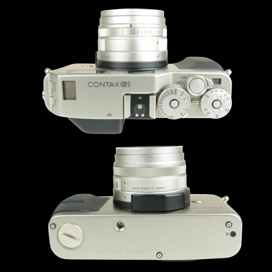 CONTAX G1 Carl Zeiss Planar 2/45 レンズ付属