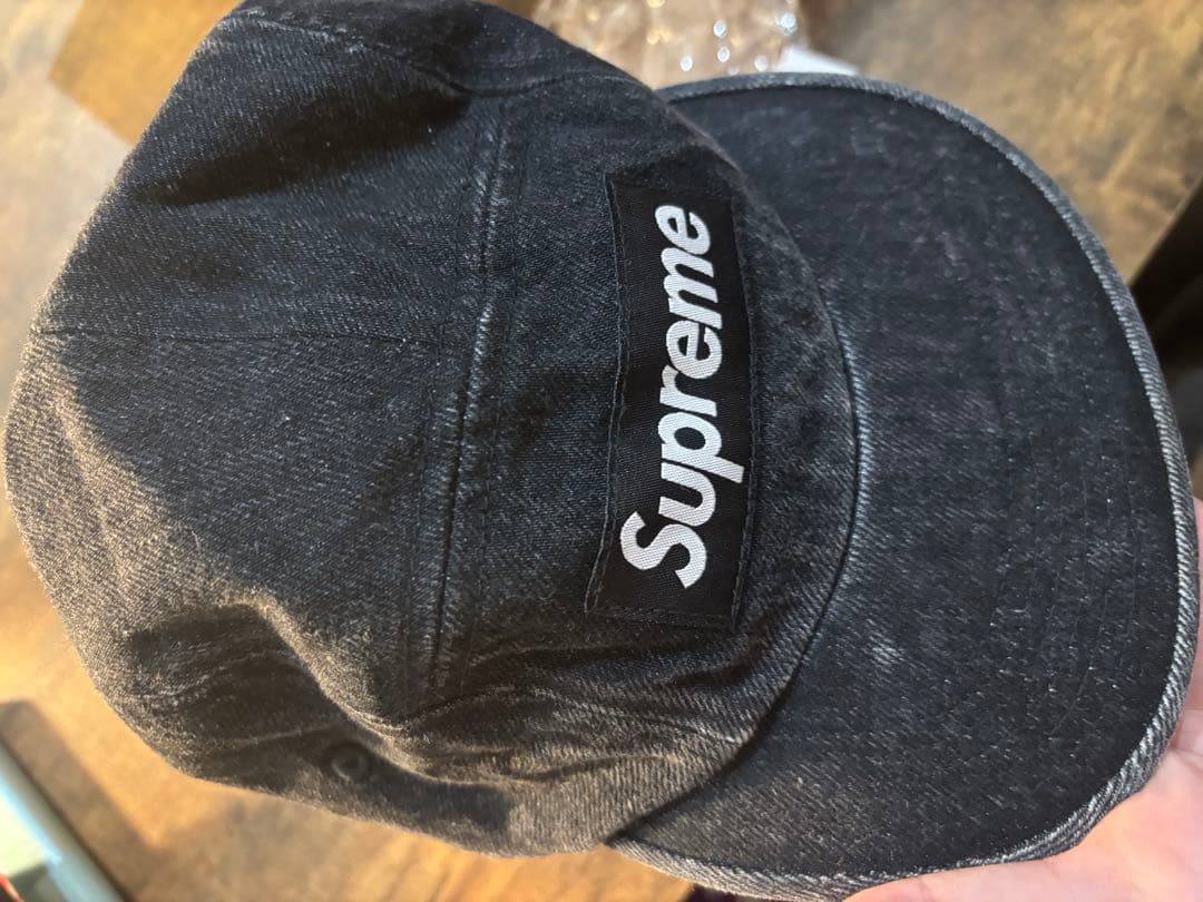 Supreme ダークデニムキャップ