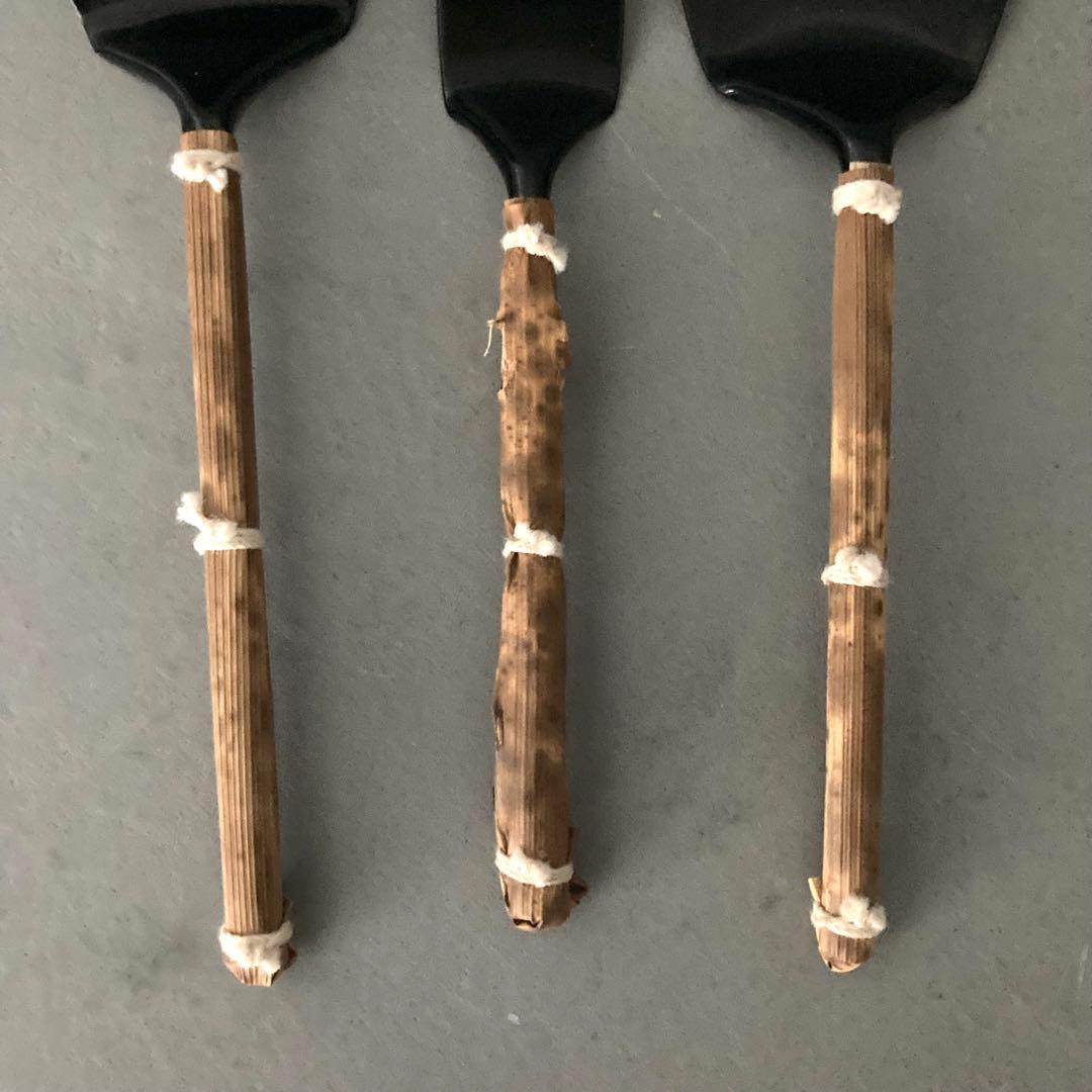 茶道具セット 三本組灰匙 御羽掃 香合